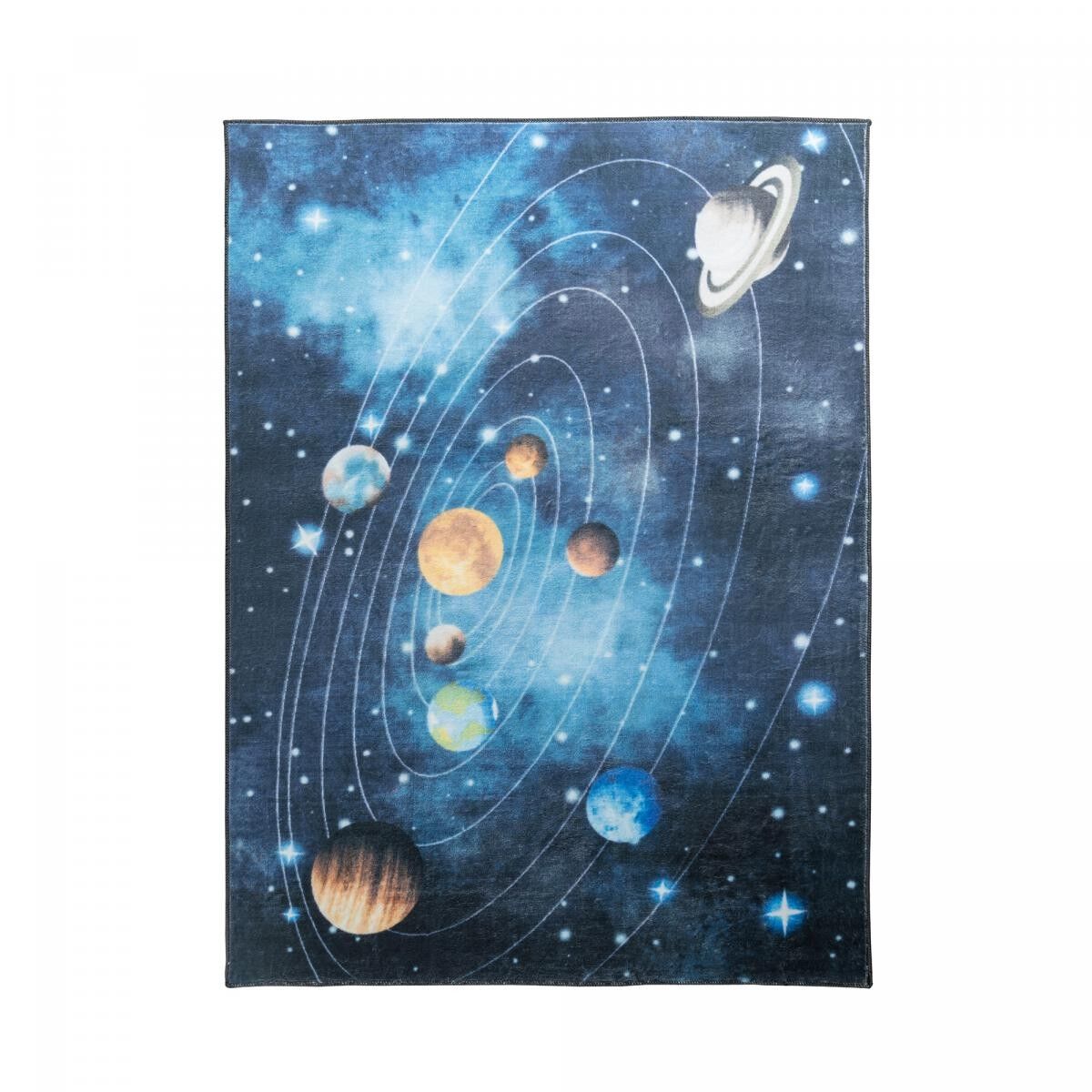 Tappeto per bambini KIPA 120x160 rettangolare tessuto motivo principessa blu