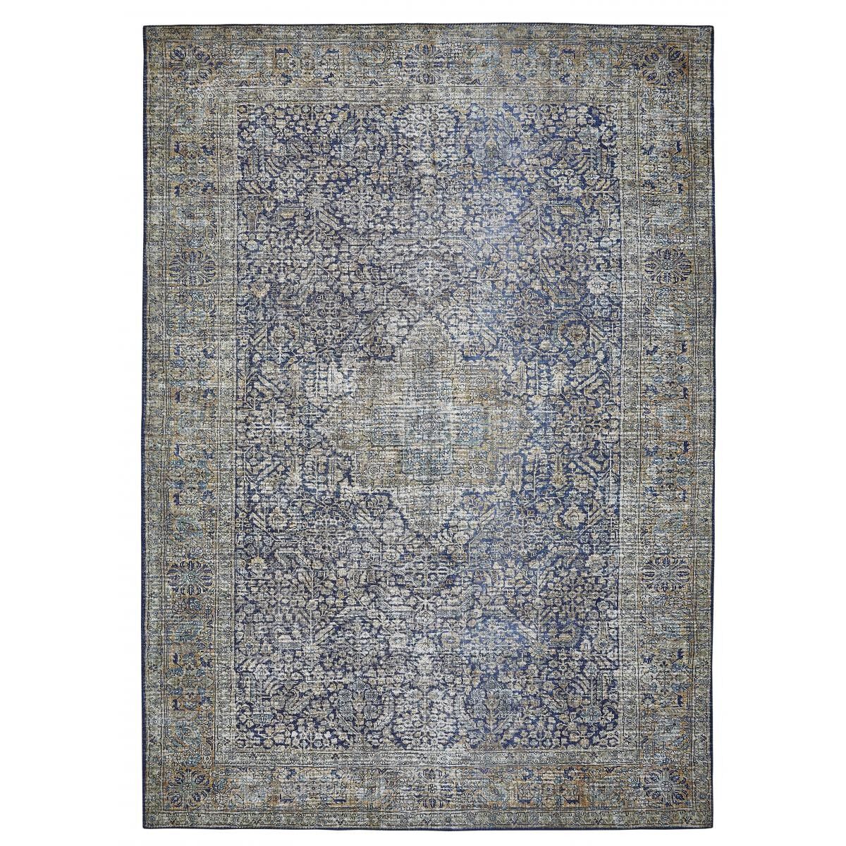 Tappeto camera da letto 120x170 tessuto giallo rettangolo TINE