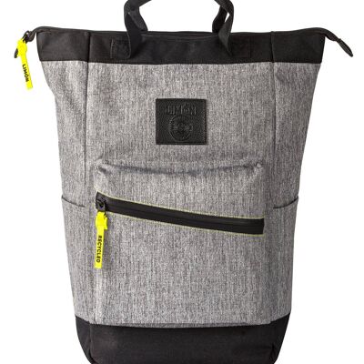 Saiga Recycled Backpack Grey melange