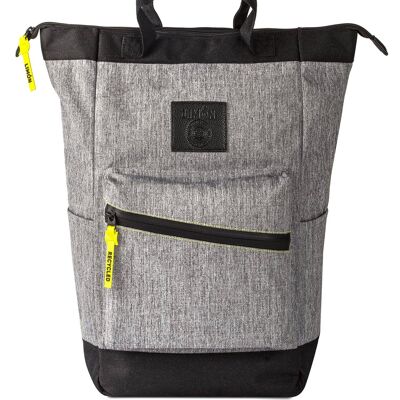 Saiga Recycled Backpack Grey melange