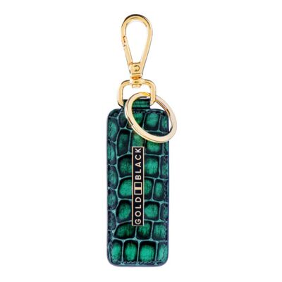 Key ring leather Milano Style green