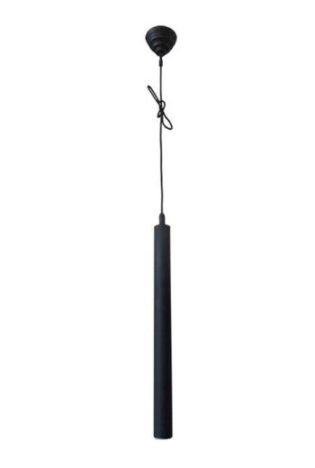Lampe Suspendue - Lumière - Pipe - Noir Antique - Longueur 65cm