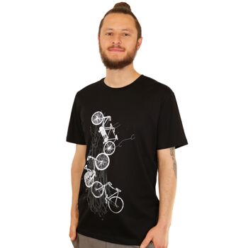T-shirt "Vélos", noir, homme, homme, vélo 2