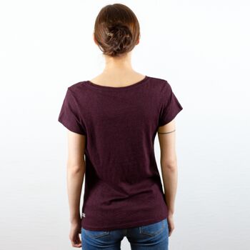 Chemise femme "Lillis Blume", aubergine, T-shirt 3