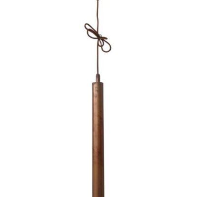 Lampada a sospensione - Luce - Tubo - Rame vintage - Lunghezza 65 cm