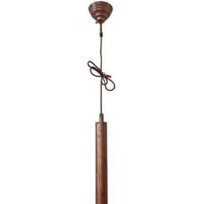 Lampe Suspendue - Lumière - Pipe - Cuivre Vintage - Longueur 65cm