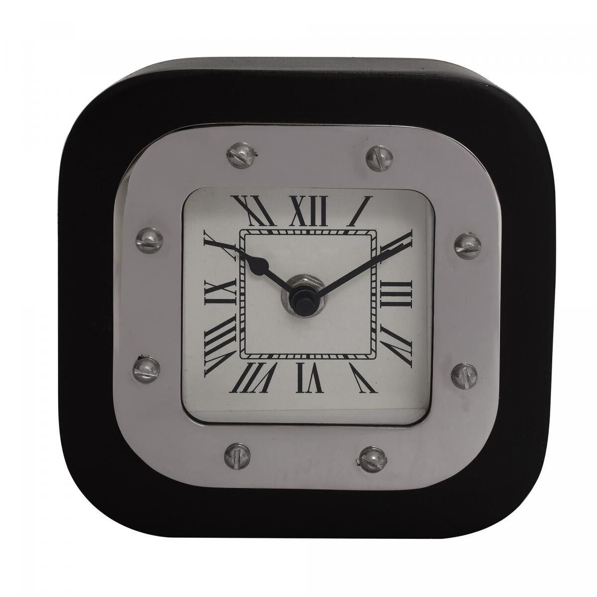 Orologio in ferro fatto a mano JUVA 5x14x14 grigio e nero