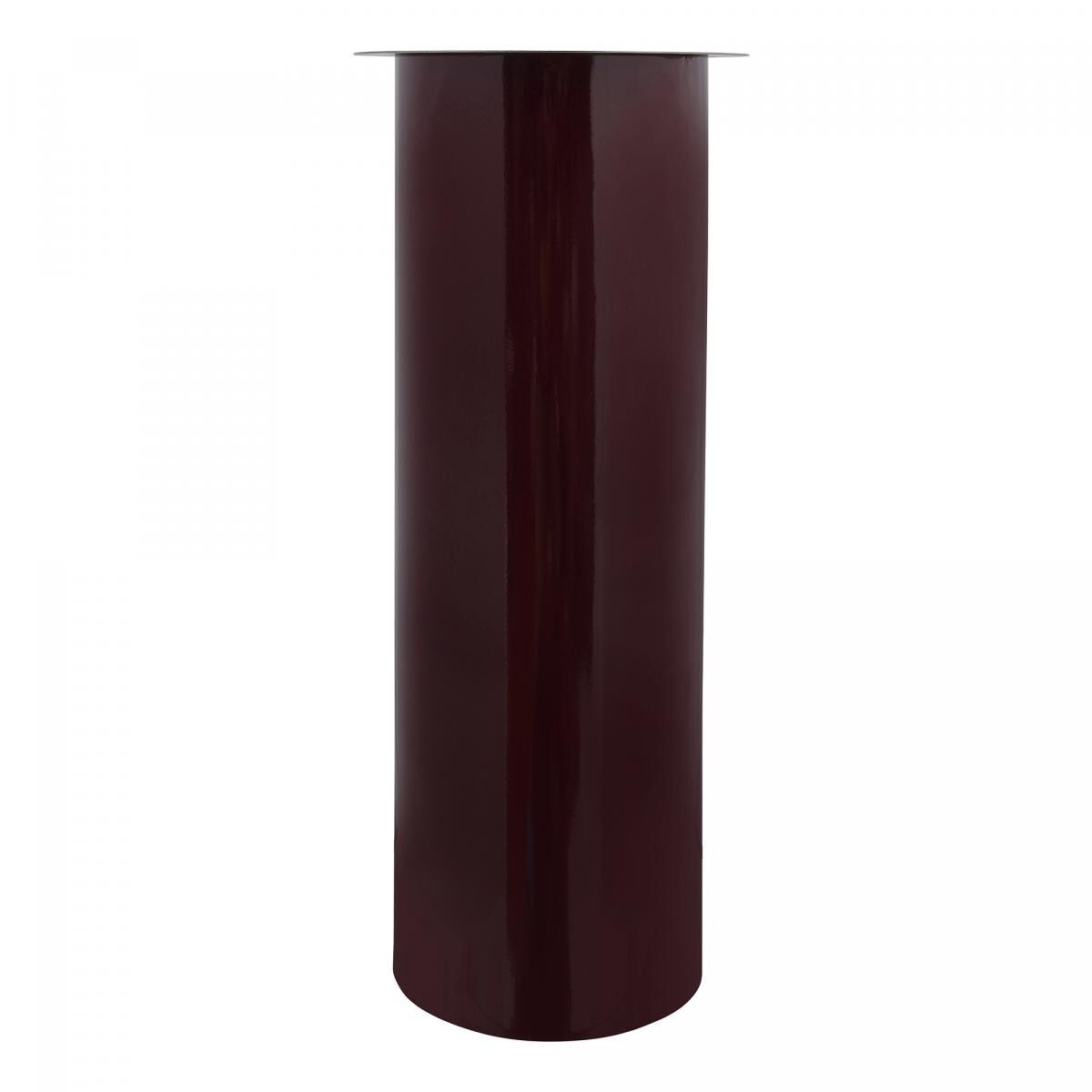 Portacandele in ferro fatto a mano NOKU - Marrone - 25x25x60cm