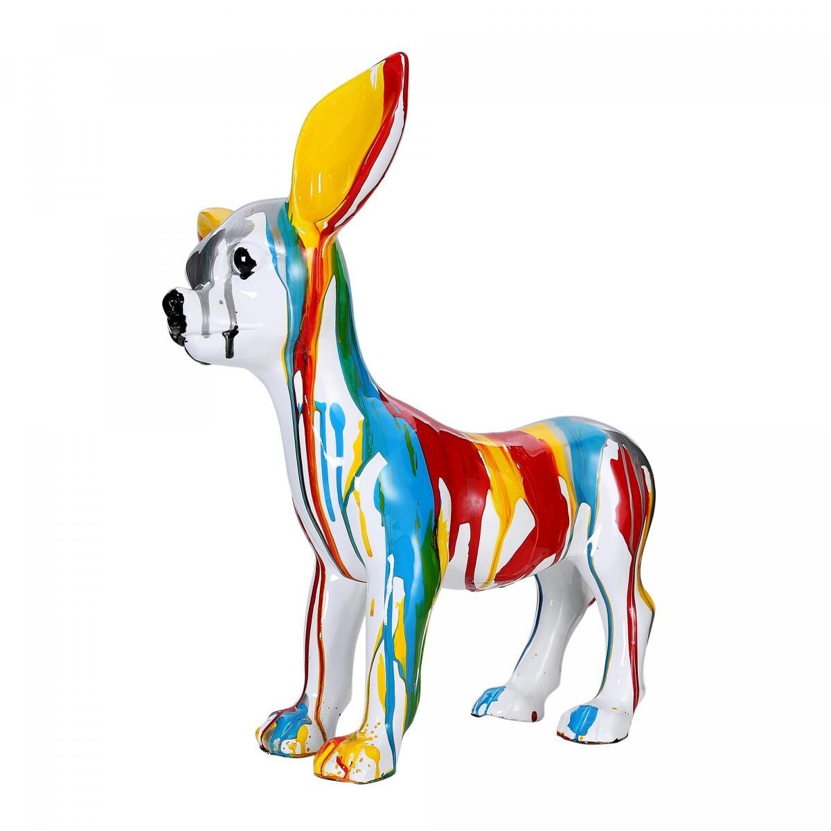 Handgefertigte Harzstatue SUGE 44x28x40 mehrfarbig