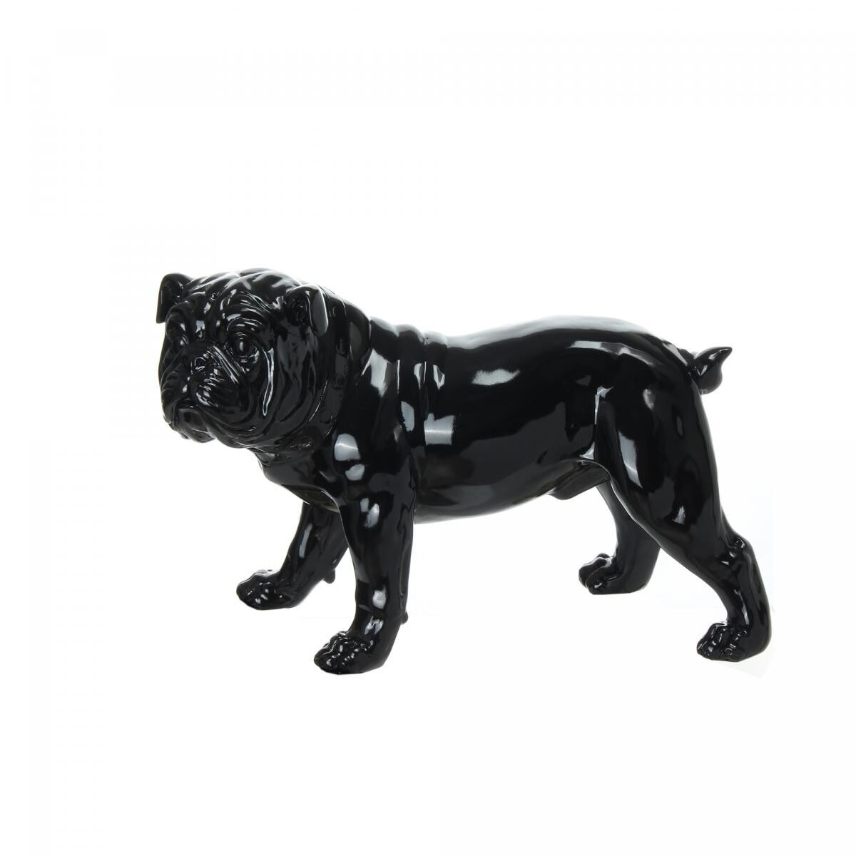 Handgefertigte Harzstatue RIJI 40x20x26 schwarz