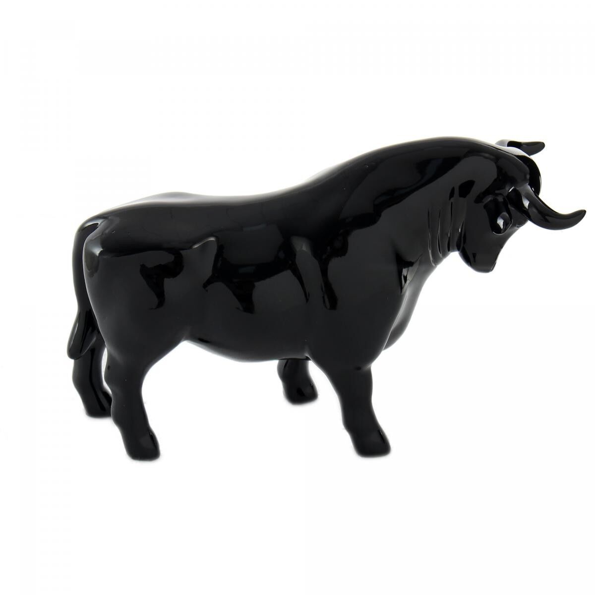 Handgefertigte Harzstatue NERO 29x10x19 schwarz