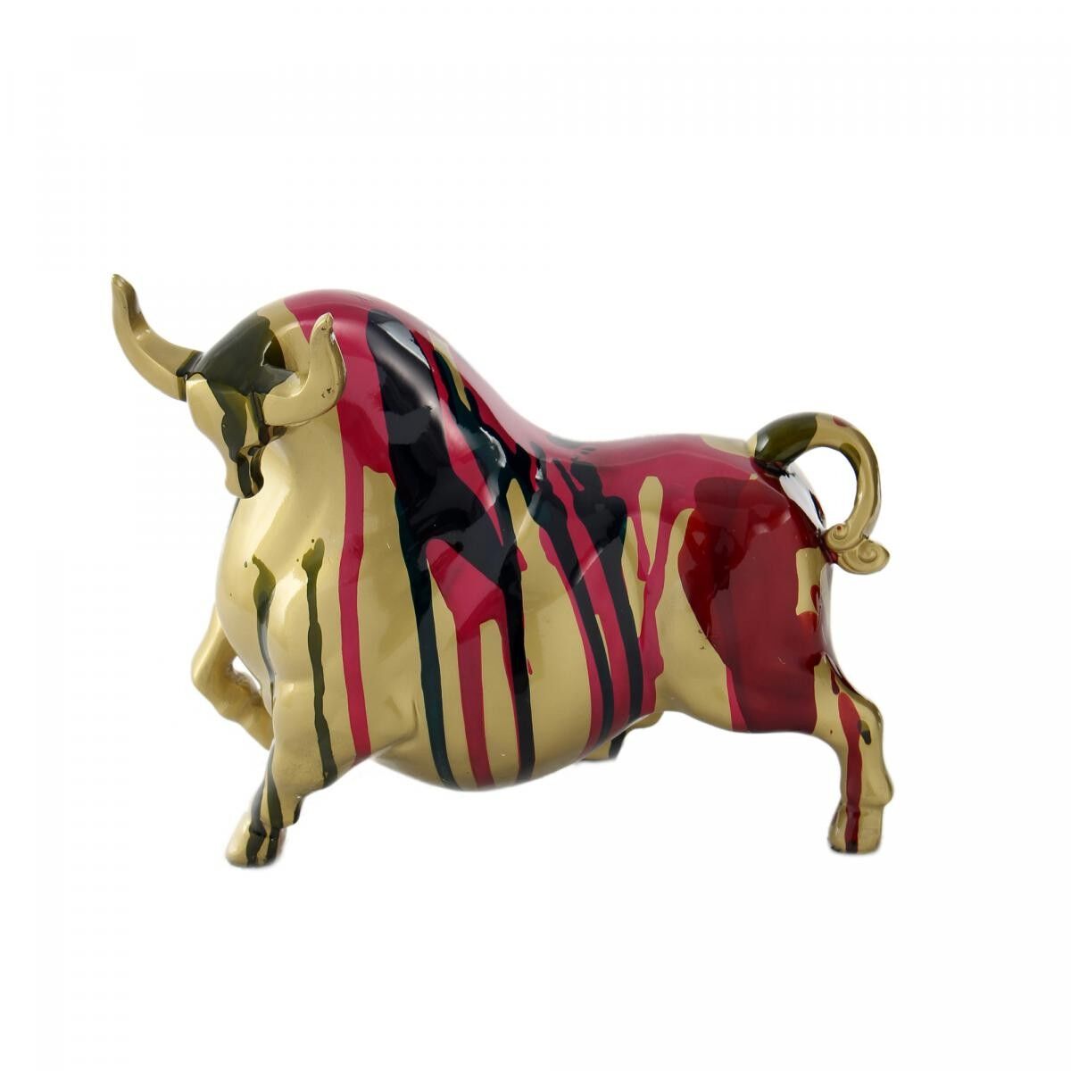 TIMU 24x12x20 mehrfarbige handgefertigte Harzstatue