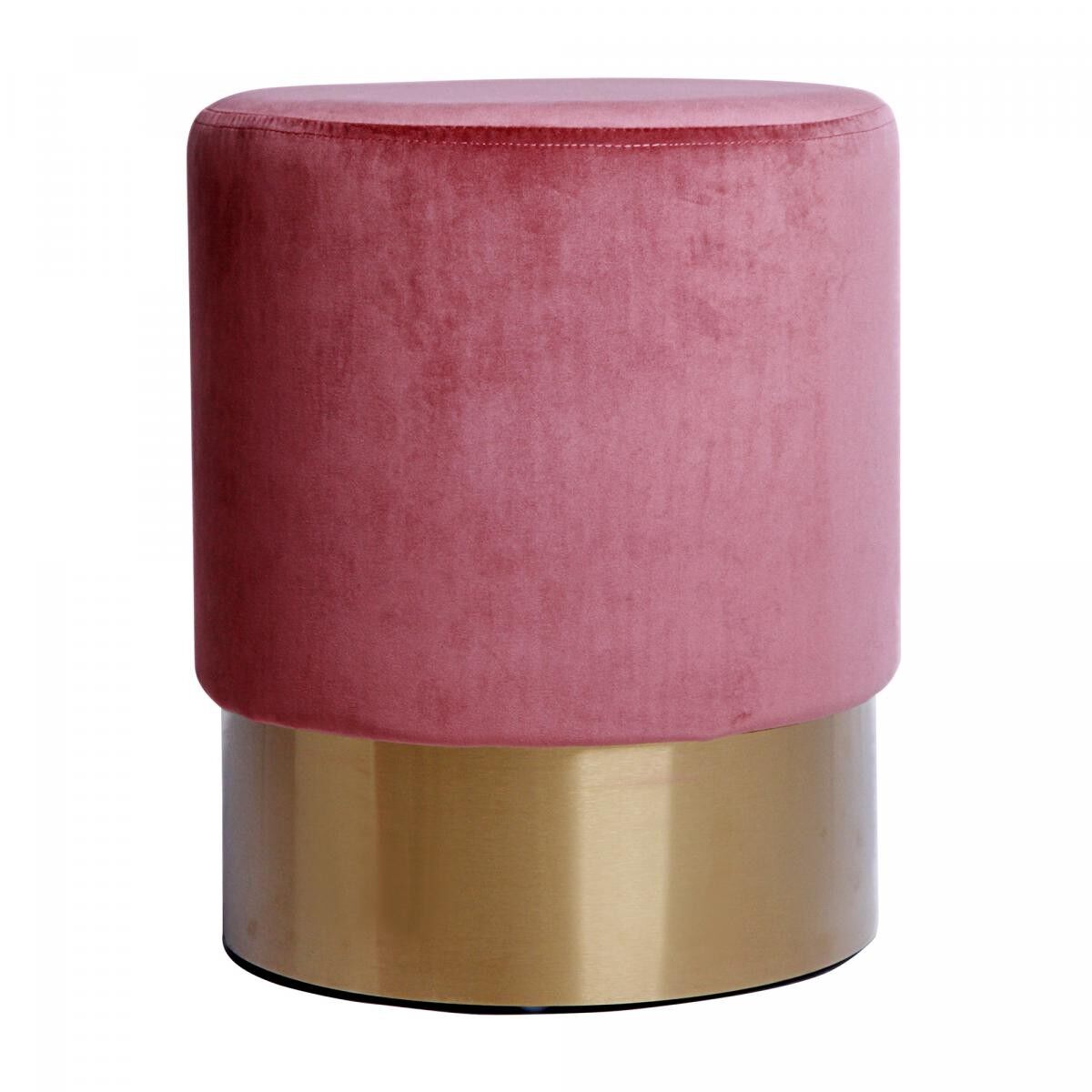 Sgabello in legno semi-artigianale SULE 35x35x42 rosa antico