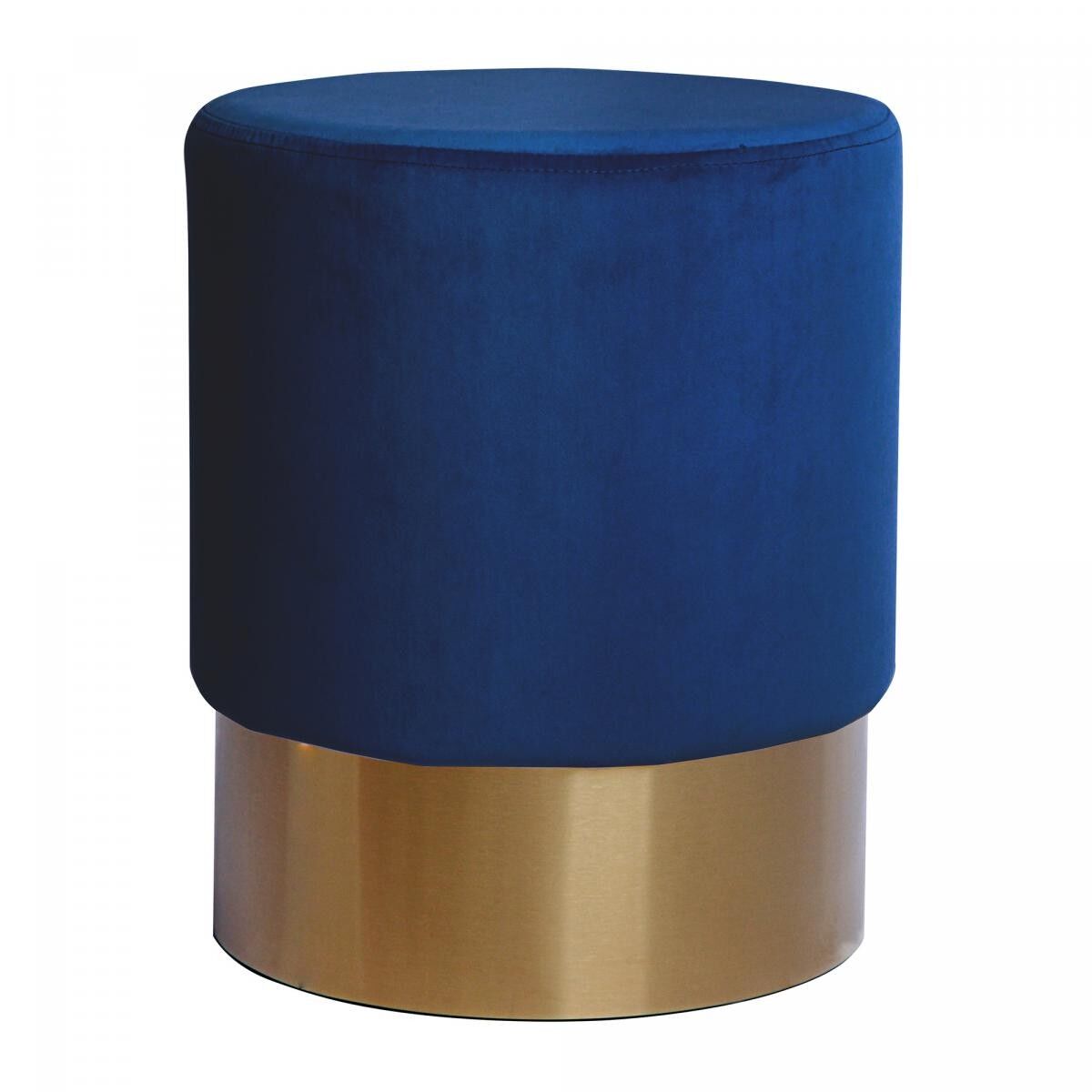 Sgabello/pouf in legno SULE - Oro - 35x35x42cm