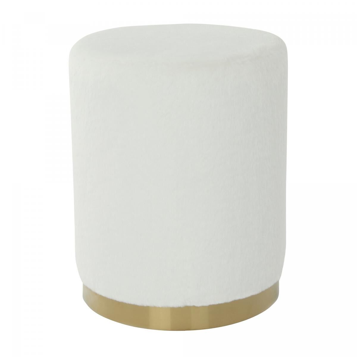 Sgabello semi-artigianale FEDE 36x36x44 bianco