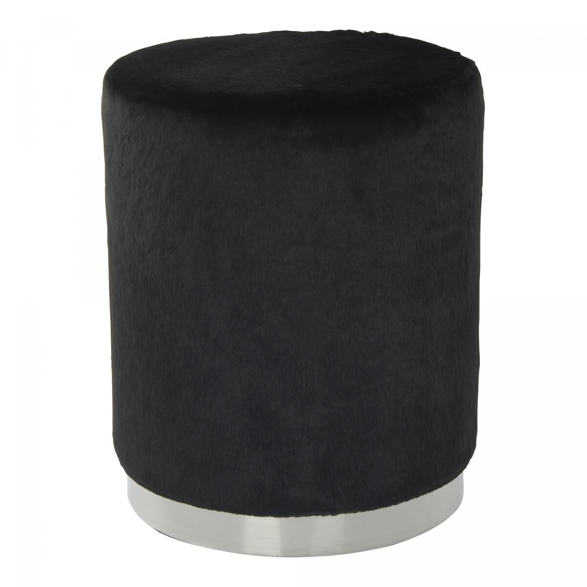 Sgabello semi-artigianale FEDE 36x36x44 nero