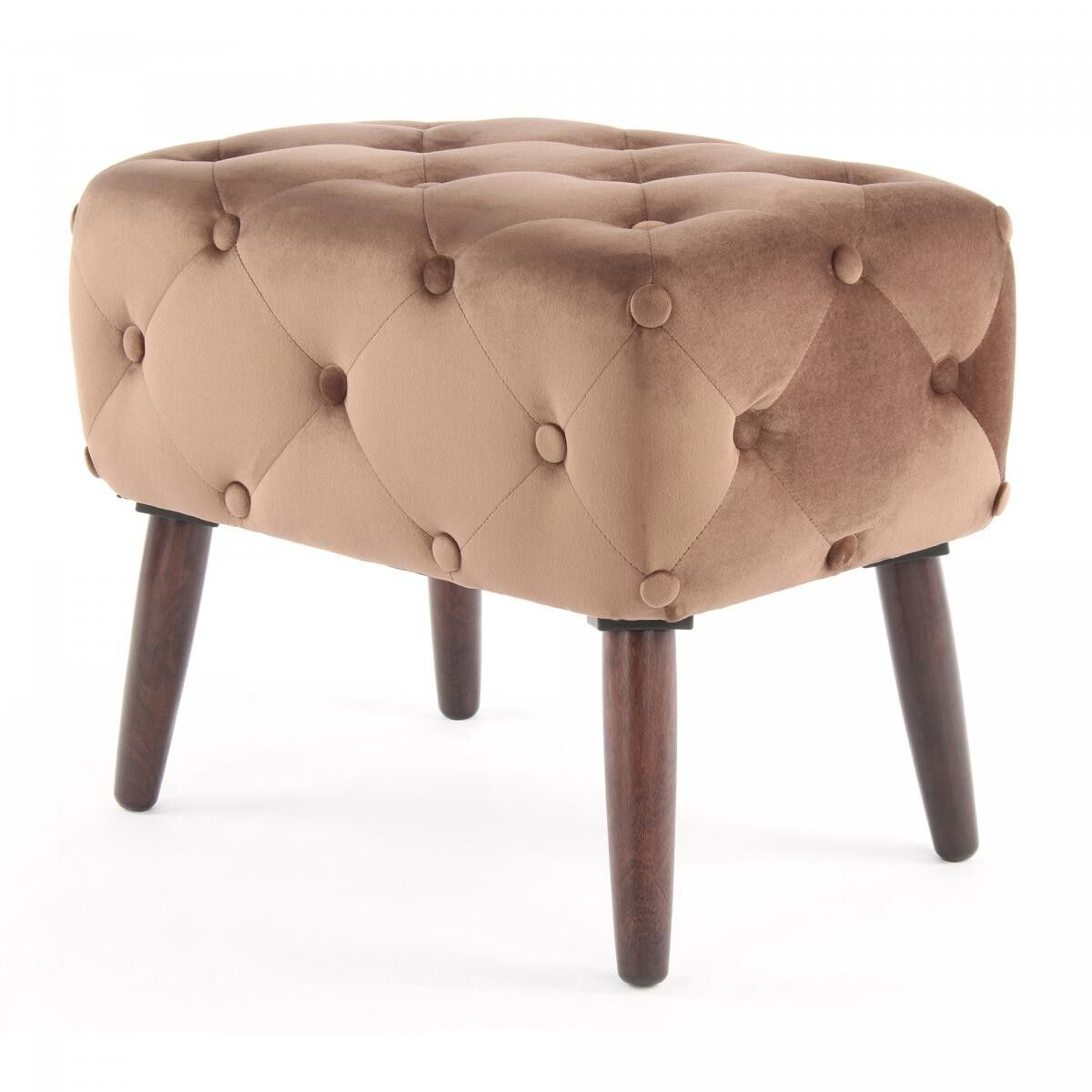 Sgabello semi-artigianale NADE 40x60x48 marrone