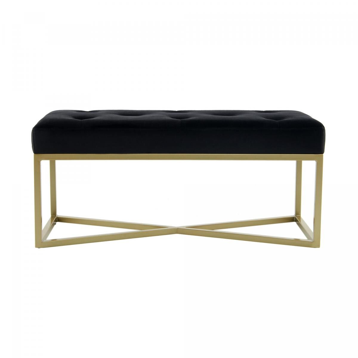 Panca MINA - nero - 90x40x40cm