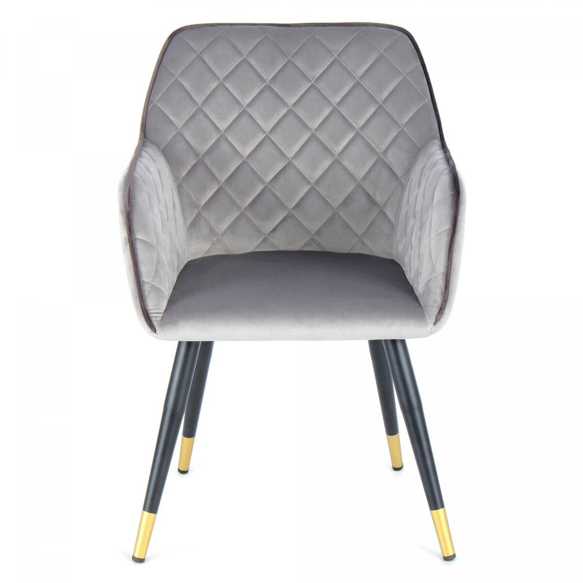 Poltrona semi-artigianale HODA 61x58,8x86 grigio chiaro e grigio scuro