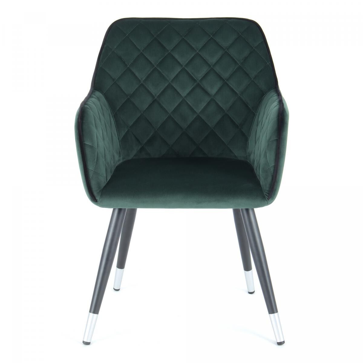Poltrona semi-artigianale DERE 61x58,8x86 verde scuro e nero