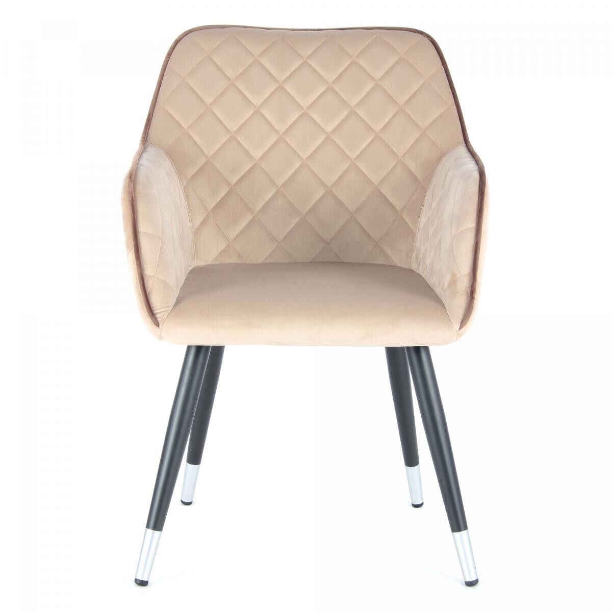 Poltrona semi-artigianale DERE 61x58,8x86 beige e marrone