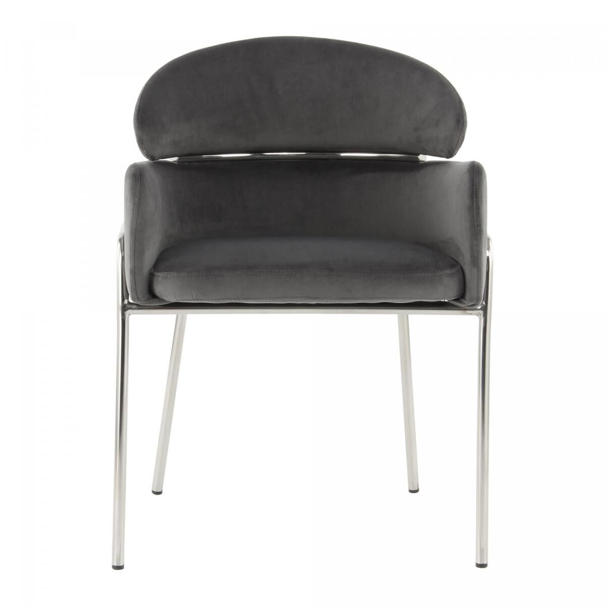 Halbhandgefertigter JIMU-Sessel 57x58x79 hellgrau und dunkelgrau