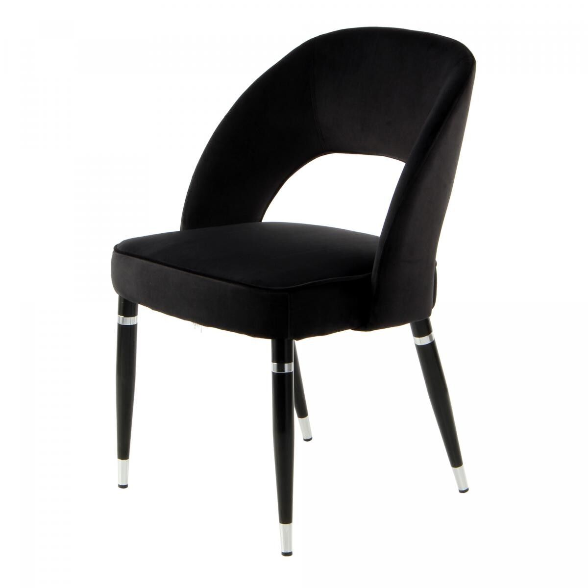 Halbhandgefertigter Sessel LOT OF 2 MANE 56x58x83 schwarz und grau