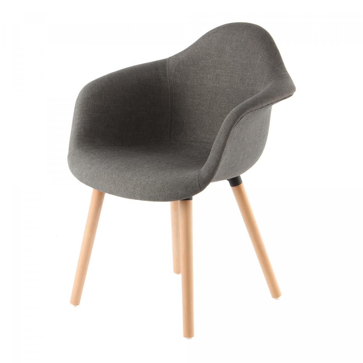 Poltrona semi-artigianale LOTTO DI 2 LOPU 64x62x80,5 grigio scuro