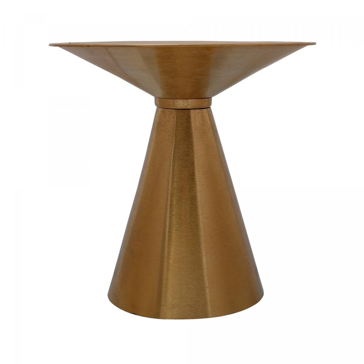 Tavolino da caffè in ferro fatto a mano con motivo contemporaneo GAHE 46x46 oro