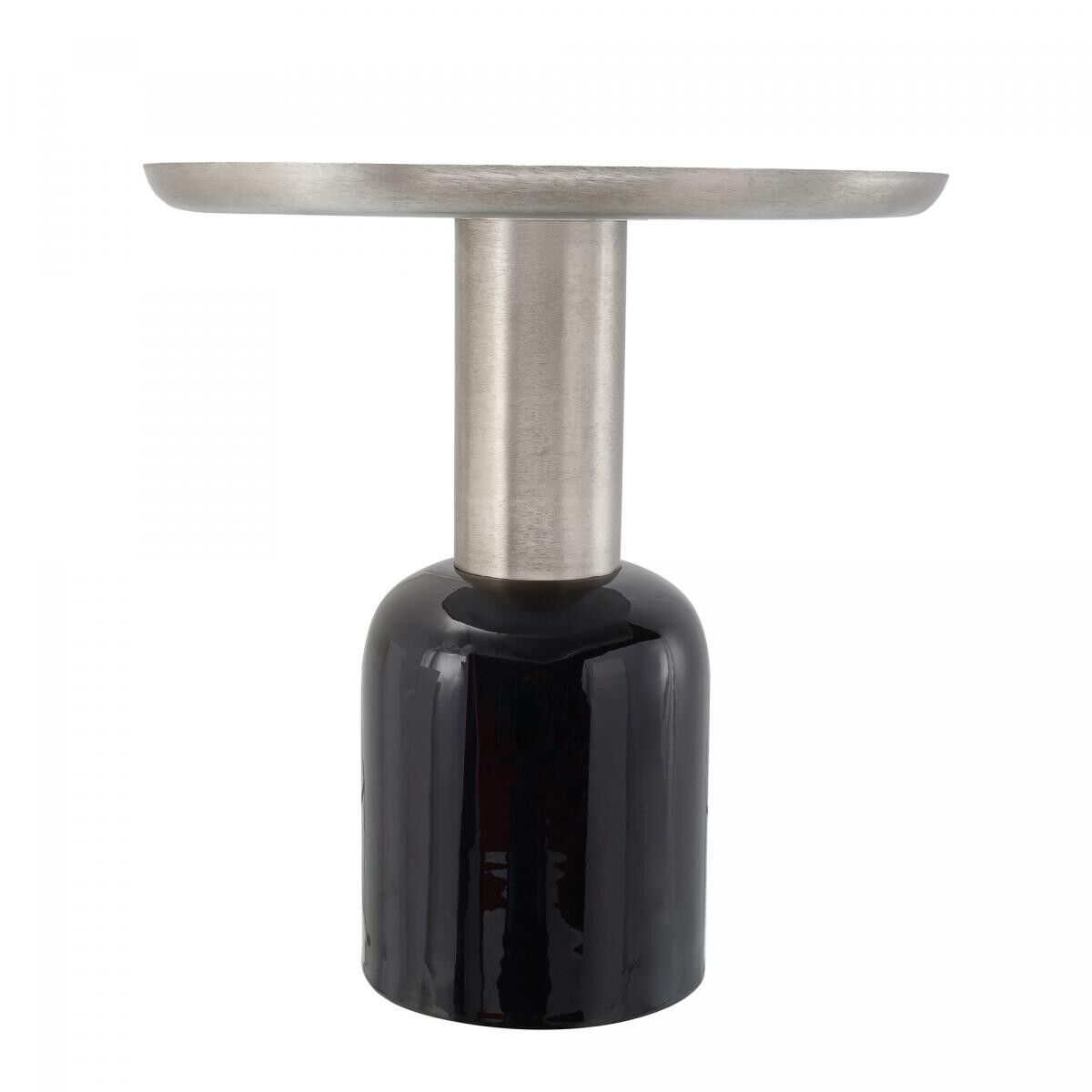 Tavolino LOPI fatto a mano in ferro - Nero - 49,5x49,5x52cm