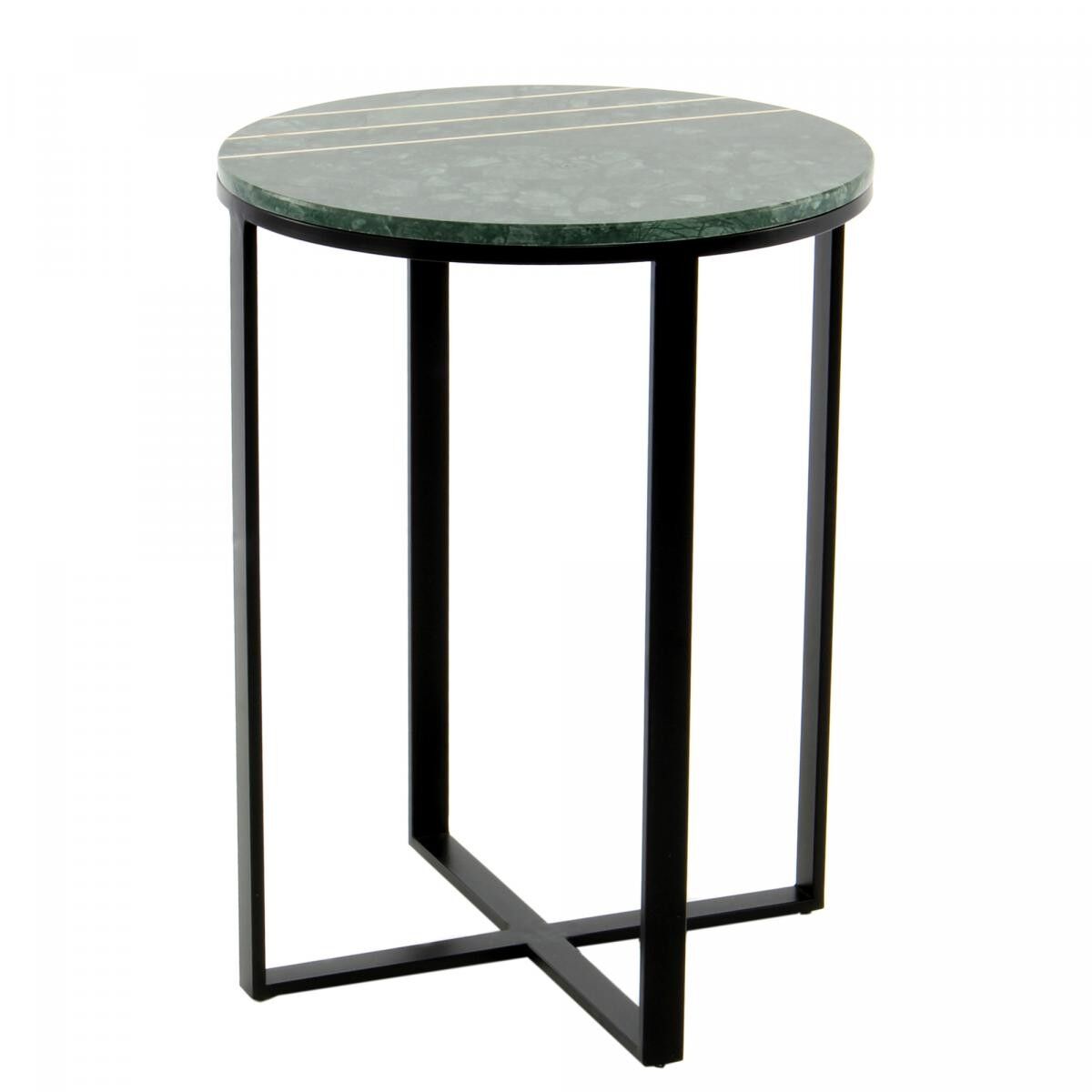 Tavolino in marmo GAHI semi-artigianale 44x44 verde