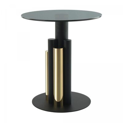 DIMI Coffee Table Handmade in Aluminum - Gold - 46x46x52cm
