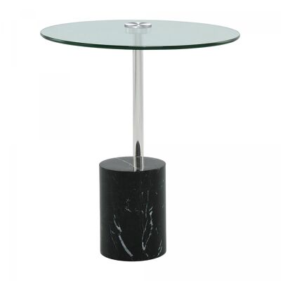NIJE Coffee Table Handmade in Stainless Steel - Black - 44x44x50cm