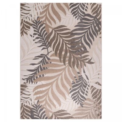 SULU cream woven kilim outdoor rug 140x200