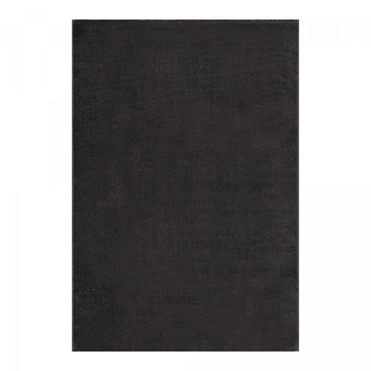 Tappeto da cucina 80x150 tessuto grigio scuro rettangolo tinta unita PAJU