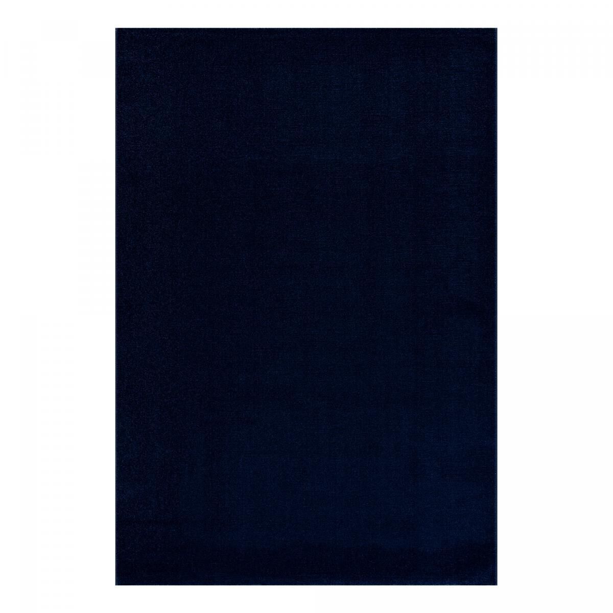 Tappeto d'ingresso 60x110 blu navy intrecciato rettangolo motivo semplice PAJU