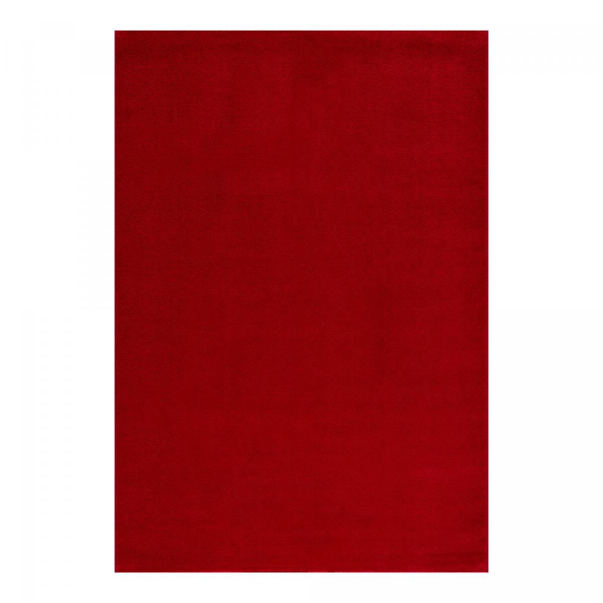 Tappetino da palestra rotondo intrecciato rosso PAJU Ø200cm con motivo semplice