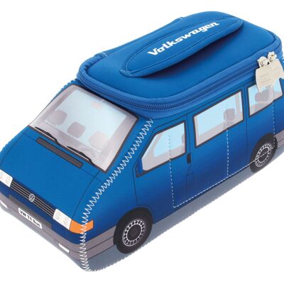 Bolsa universal 3D única de neopreno azul con la forma de las legendarias furgonetas VW T4