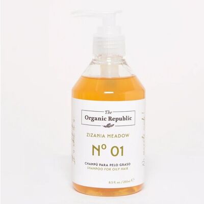 Adstringierendes Shampoo für fettige Wurzeln 250 ml The Organic Republic