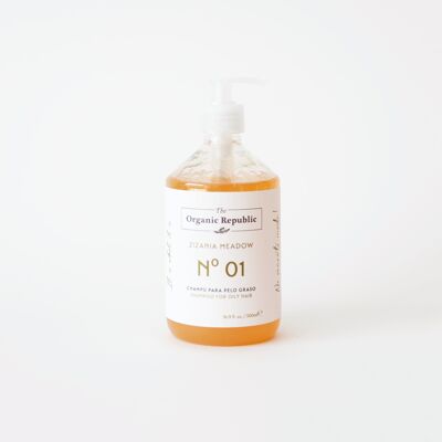 Adstringierendes Shampoo für fettige Wurzeln 500 ml The Organic Republic