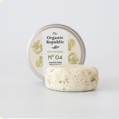 Shampoing solide pour cheveux gras The Organic Republic