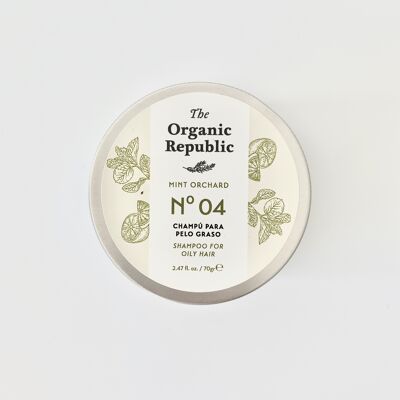 The Organic Republic Shampoing solide pour cheveux gras
