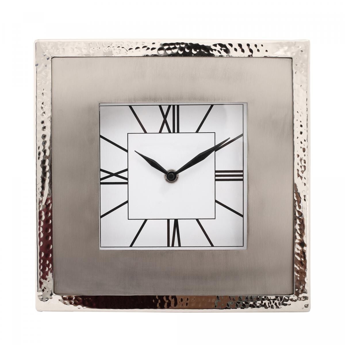 Orologio JELA 3x22x22 grigio in acciaio fatto a mano