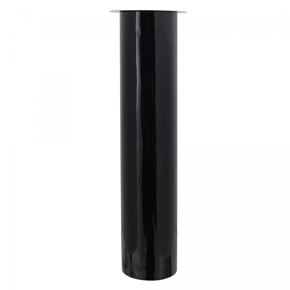 Portacandele in ferro fatto a mano RATU 20x20x70 oro e nero