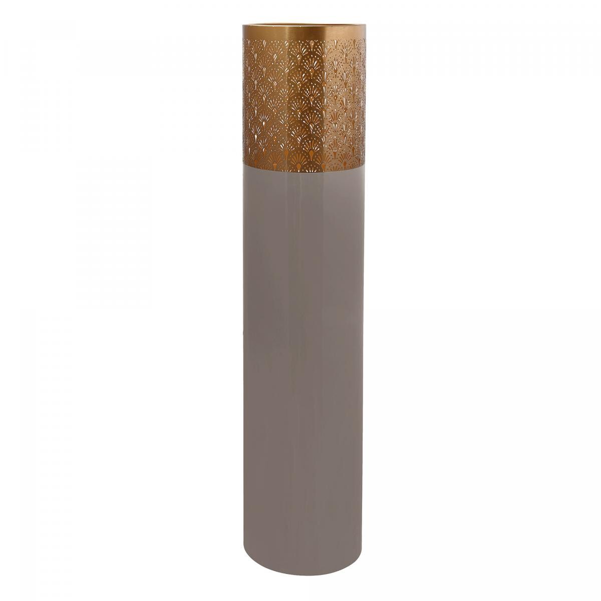 Vaso in ferro fatto a mano NULE - Grigio - 25x25x121cm