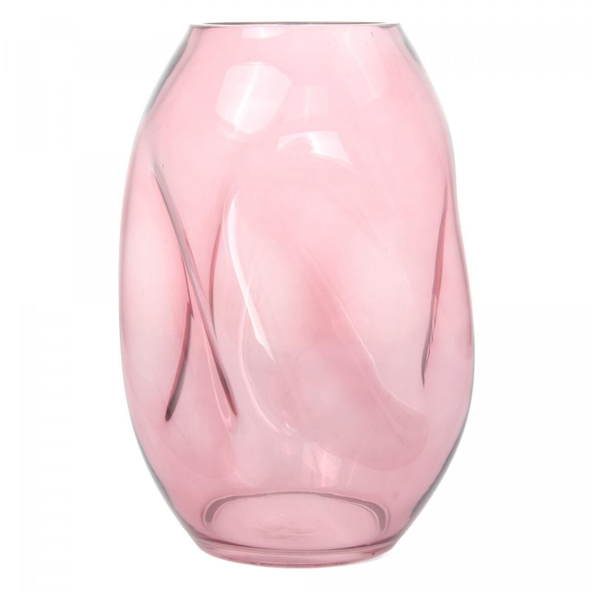 Vaso in vetro soffiato a bocca LIHO 15x15x25 rosa