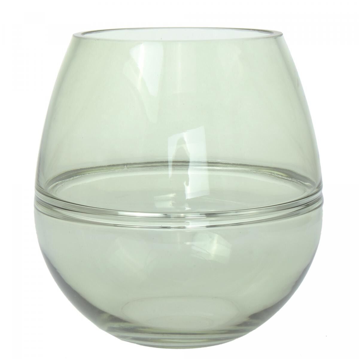 DOHE vaso in vetro soffiato a bocca 17x17x17 verde