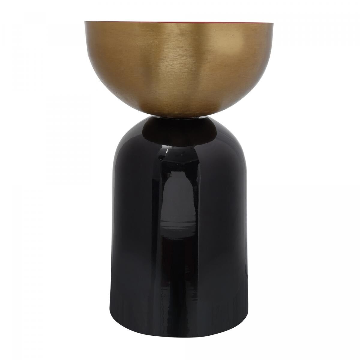 KIFO Vaso per fiori in ferro fatto a mano 37x37x59 Oro e corallo