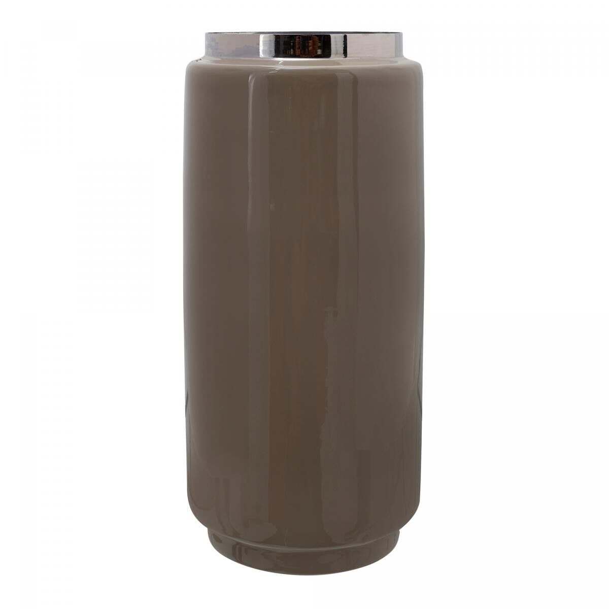 MOHA Vaso in ferro fatto a mano - Marrone - 15x15x30cm