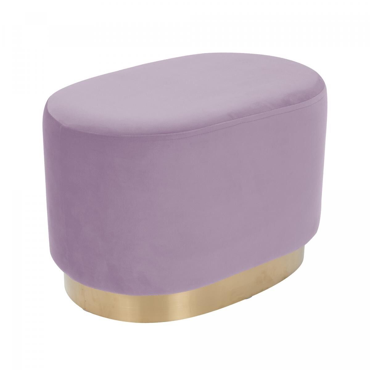 Sgabello in legno semi-artigianale KUKE 35,5x55x43 champagne e rosa